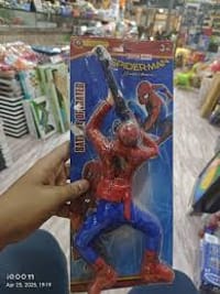 Battery Operated Spider-Man Climbing Toy – Sound & Light Super Hero Toy_img_2