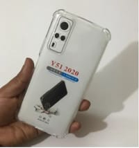 Vivo Y51 (2020)Transparent/Clear Soft silicone Phone Cover_img_0