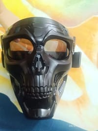 actical Skull Face Mask – Airsoft/Bike/Party Mask (Black)_img_2