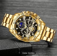 New Men's Business Casual Date Round Quartz Watch Best Choice for Valentine's Day, Easter, Halloween, Ramadan, Birthday, New Year and Christmas Gifts 003_img_0