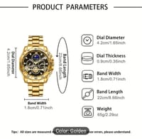New Men's Business Casual Date Round Quartz Watch Best Choice for Valentine's Day, Easter, Halloween, Ramadan, Birthday, New Year and Christmas Gifts 003_img_2