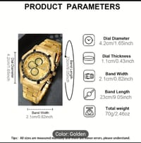 Men's Watches,Three Eye Sports Calendar Waterproof Watch 004_img_1