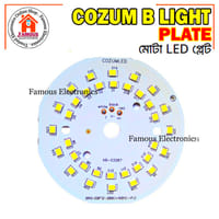 3Wire AC/DC Cozum SMD 220 Volt 20 Watt Round Type SMD LED Plate - Big Size DC 4V 15Watt LED Plate_img_0