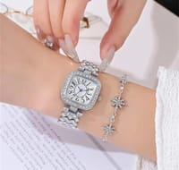 Stainless Steel Silver Fashion Ladies beauty watch Watch New Brand Watch_img_2