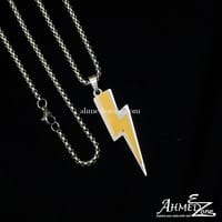 Thunderbolt Charm Pendant (Silver Edition)_img_0