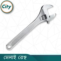 ১০ ইঞ্চি হেভি ডিউটি ​​অ্যাডজাস্টেবল রেঞ্চ অতিরিক্ত ক্ষমতা সহ অ্যাডজাস্টেবল শিফটার মুভেবল স্প্যানার ক্রোম ফিনিশ_img_1