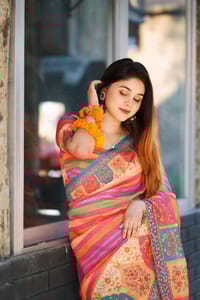 digital print sharee with blause pics_img_0