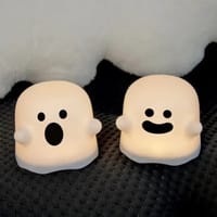 Cute Boo Ghost Silicone Lamp Touch Sensor Dimmable LED Ghost Night Lights For Children Bedroom_img_2