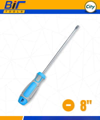 ১ পিস মাইনাস স্ক্রু ড্রাইভার ৪ বা ৮ ইঞ্চি সাইজের ম্যাগনেটিক টিপ সহ রাবার হ্যান্ডেলের হেভি স্ক্রু ড্রাইভার_img_3