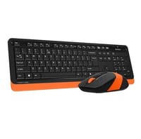 A4TECH FG1010 Wireless Keyboard Mouse Combo with Bangla – Orange Color_img_0