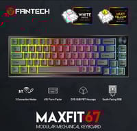 Fantech MAXFIT67 MK858 RGB Pre-Lubed Gateron Milky Yellow Switch Mechanical Hotswap Keyboard_img_0