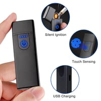 Smart Touch - USB Rechargeable Electric Coil Lighter._img_2