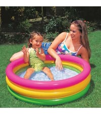 Intex Baby Bath Tub Bath Water Tub For Kids Baby Swimming Pool (34” X 10”)_img_0