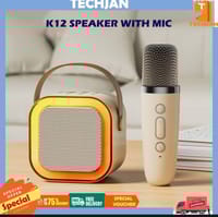 K12 Bluetooth Karaoke Machine Portable 5.3 PA Speaker System_img_2