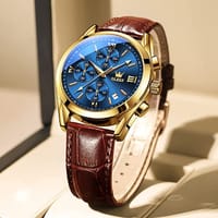 OLEVS 5610 New Luxury Fashion Glass Quartz Analog Men Watch-Water Resistant_img_0