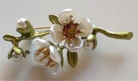 Vintage Temperament Green Jasmine Brooch_img_2