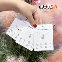 Silver Pendent Set-NS4213_img_0