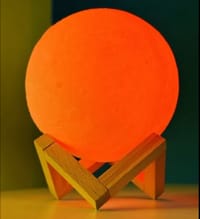 Rechargeable 3D Moon Lamp With Remote -18 CM_img_1
