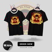 VE Gear “DEATH RIDER”  Black and white Oversized T-shirt_img_5