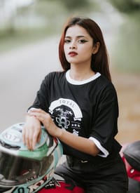 VE Gear “ROYAL VIBE” Black and white Oversized T-shirt_img_6