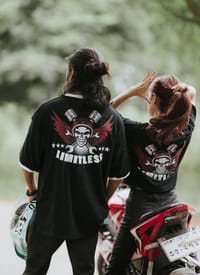 VE Gear “LIMITLESS” Black and white Oversized T-shirt_img_4