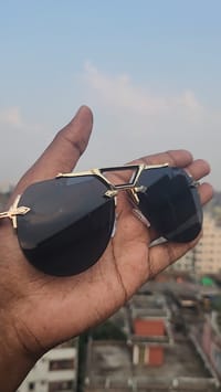 259 Premium Oversize Rimless Sunglass_img_1
