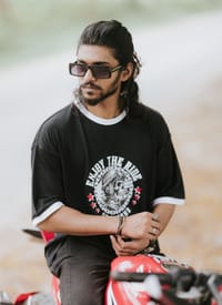 VE Gear “GO BEYOND”  Black and white Oversized Drop Shoulder T-shirt_img_6