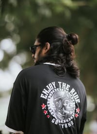 VE Gear “GO BEYOND”  Black and white Oversized Drop Shoulder T-shirt_img_5