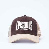 Episodes Mocha Sand Trucker Cord Cap_img_1