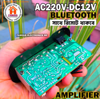 AC220V-DC12V T5 Bass Amplifier Board Car Amplifier Radio Audio Digital Amplifier USB TF Remote Control_img_2
