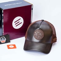 Episodes Original Trucker Faux Leather Cap_img_5