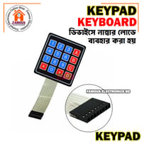 4×4 Keypad Keyboard 4×4 Membrane Switches Matrix Keypad 16 Key Thin & Flexible With Cable Connector & Adhesive Back For Arduino Electronics Circuitry & Parts_img_4