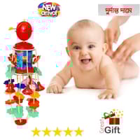 আপনার নবজাত শিশুর জন্য মেরি গো রাউন্ড মিউজিক্যাল এবং ভিজ্যুয়াল খেলনা_img_0