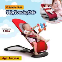 Baby Bouncer (With Toy) Chair Folding Soft Seat Safety Automatic Rocking Feel Merriment and enjoy_img_0