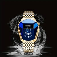 Fashionable Creative Dial Bucket Dial Stainless Steel Strap Quartz Watch 27_img_0