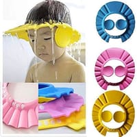 Baby Bathing Shower Cap Hat With Ear Wash Hair Shield_img_0