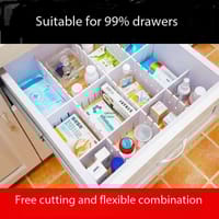4Pcs DIY Adjustable Drawer Dividers – Plastic Partition Boards for Space-Saving Organization_img_1