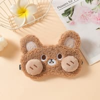 Cute Cat Design Luxury Eye Mask for Sleeping Cute Cartoon design Sleeping Mask Travel Rest Eye Shade Band Eye Patch Blindfold Sleep Aid Eyepatch(with gel pad)_img_3