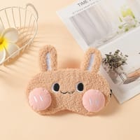 Cute Cat Design Luxury Eye Mask for Sleeping Cute Cartoon design Sleeping Mask Travel Rest Eye Shade Band Eye Patch Blindfold Sleep Aid Eyepatch(with gel pad)_img_6