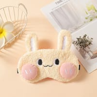 Cute Cat Design Luxury Eye Mask for Sleeping Cute Cartoon design Sleeping Mask Travel Rest Eye Shade Band Eye Patch Blindfold Sleep Aid Eyepatch(with gel pad)_img_8