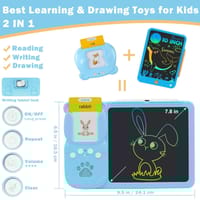 Kids 3 in 1 (Reading, Writing & Drawing) Rechargeable Educational Tablet for yours BABY smile_img_4