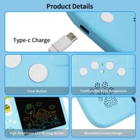 Kids 3 in 1 (Reading, Writing & Drawing) Rechargeable Educational Tablet for yours BABY smile_img_5