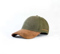 Episodes Olive Solid Contrast Suede Cap_img_0
