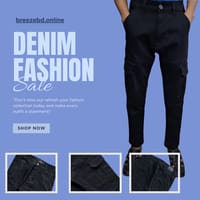Premium Jeans Cargo (Z Black)_img_0
