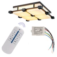 220V 4-Way ON/Off Lamp Light RF Remote Control Switch Receiver_img_0