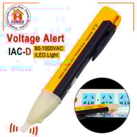 Non-contact Volt Alert Electrical Tester Socket Wall AC Power Outlet Voltage Detector Sensor Tester Electric Test Pen LED Light Voltage Indicator 90-1000V_img_3