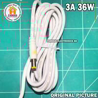 DC 12V 3A 36W AC 100-240V Converter Adapter Charger Power Supply 3A High Quality Adaptor (White)_img_5