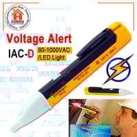 Non-contact Volt Alert Electrical Tester Socket Wall AC Power Outlet Voltage Detector Sensor Tester Electric Test Pen LED Light Voltage Indicator 90-1000V_img_0