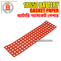 18650 Li-ion 1PCS Battery Insulation Gasket Pack | Red Adhesive Paper Electrode Insulated Pads_img_3