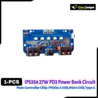 IP5356 27W Quick Charge PD3.1 USB 3.1 Gen-1 Digital Power Bank Circuit – 3-in-1 Charging Input Output Port – LED Display_img_6